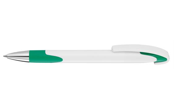 9403953 UMA 0-0122 SI UMA Look Grip SI kulepenn med trykk 1f Hvit/gr&#248;nn 1000 stk